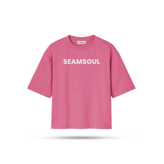 MULBERRY PINK OVERSIZED T-SHIRT