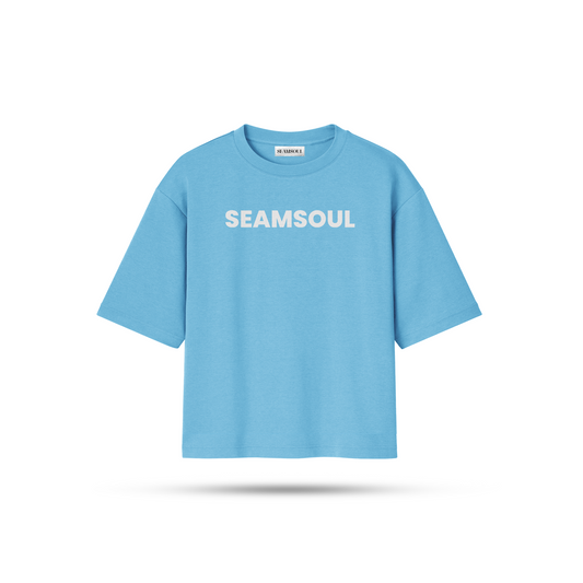 SKY BLUE OVERSIZED T-SHIRT